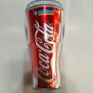 Royal Caribbean International Cruise Coca-Cola tumbler & spill proof lid